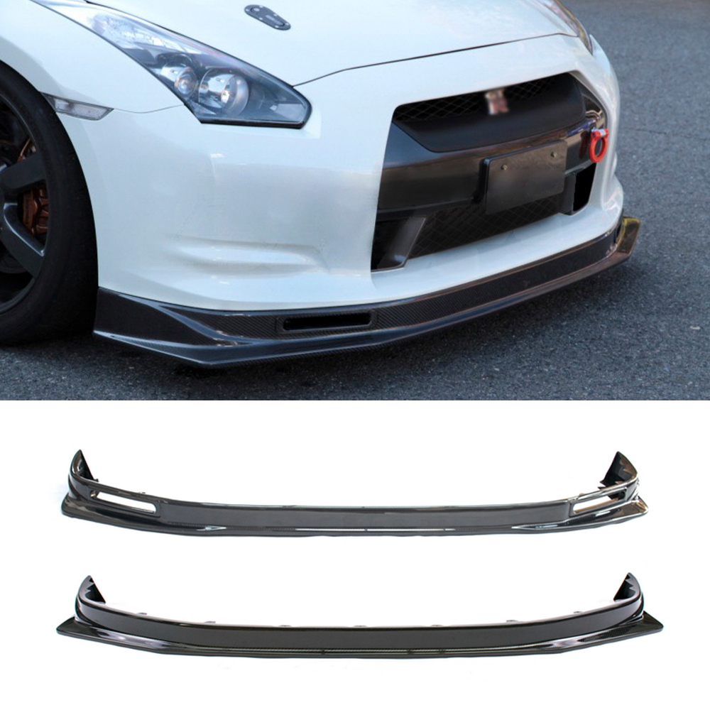 Kansai Type 2 Style Carbon Fibre Front Lip For Nissan R35 GTR CBA