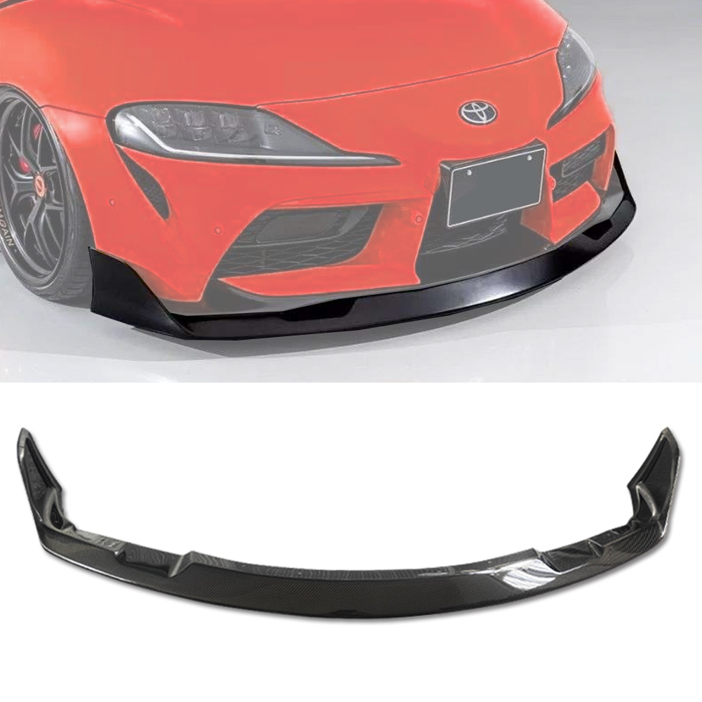 MX1 Style Carbon Fiber Front Add-on Lip For 2019-2021 Toyota GR Supra A90 – Performance Custom