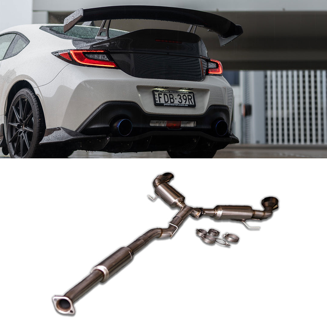 Cirspec GR86/ Brz / FT86 3" Stainless Steel Catback Exhaust with Titan