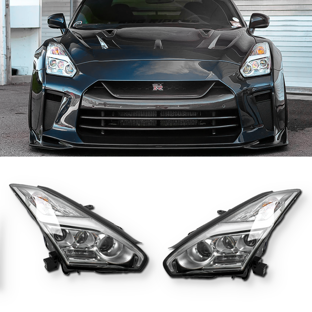 OEM Lightning Bolt Head Lights MY17 For R35 GTR
