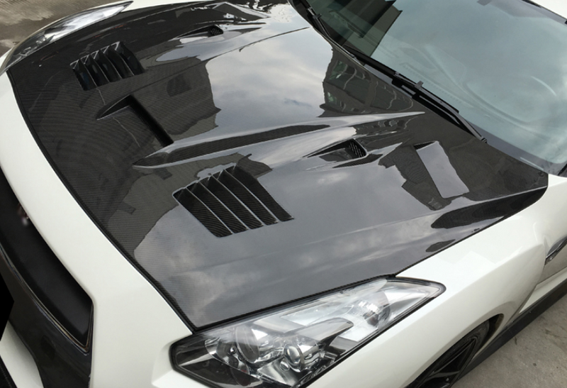 2008-2015 Nissan R35 Gtr Gtc Style Hood Accessories