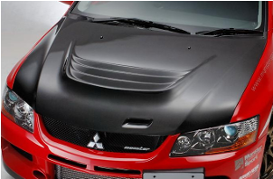 2003-2007 Mitsubishi Evolution 8-9 Monster Style Hood