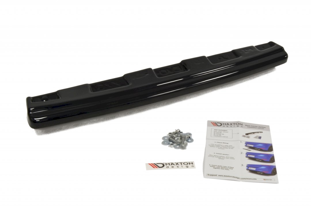 Central Rear Splitter Mitsubishi Lancer Evo X (With Vertical Bars)
