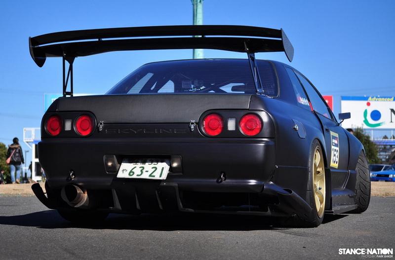 1989-1994 Nissan Skyline R32 Gtr Ts Rear Diffuser Type 2 W/ Metal Fitting Accessories (5Pcs)