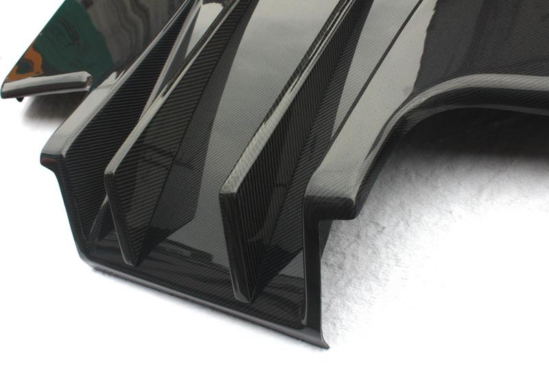 1989-1994 Nissan Skyline R32 Gtr Ts Rear Diffuser Type 2 W/ Metal Fitting Accessories (5Pcs)