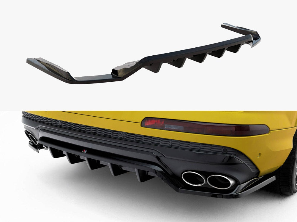 Rear Splitter (Vertical Bars) Audi SQ7 Mk2 (4M) Facelift - Maxton Design