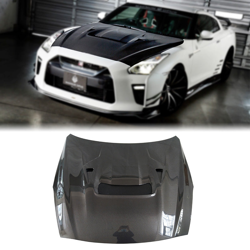 R35 Gtr Varis 17 Style Vented Hood