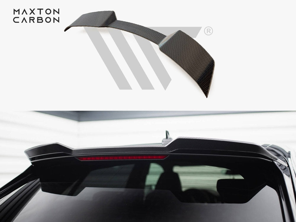 Carbon Fiber Tailgate Spoiler (Upper) Audi RSQ8 Mk1 - Maxton Design