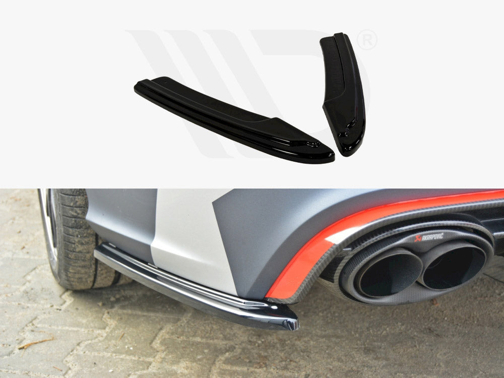 Rear Side Splitters Audi Rs6 C7