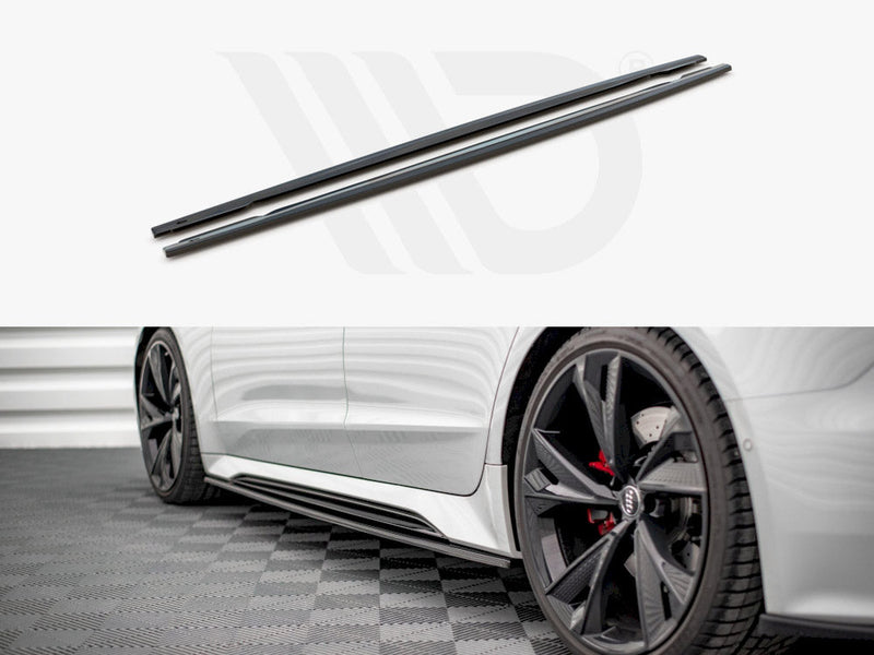 Side Skirts Splitters V2 Audi Rs6 C8 / Rs7 (2019-)