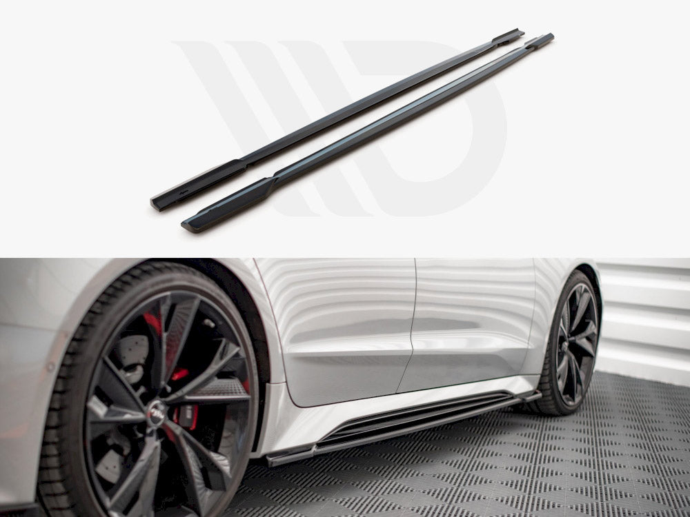 Side Skirts Splitters V.1 Audi Rs6 C8 / Rs7 (2019-)