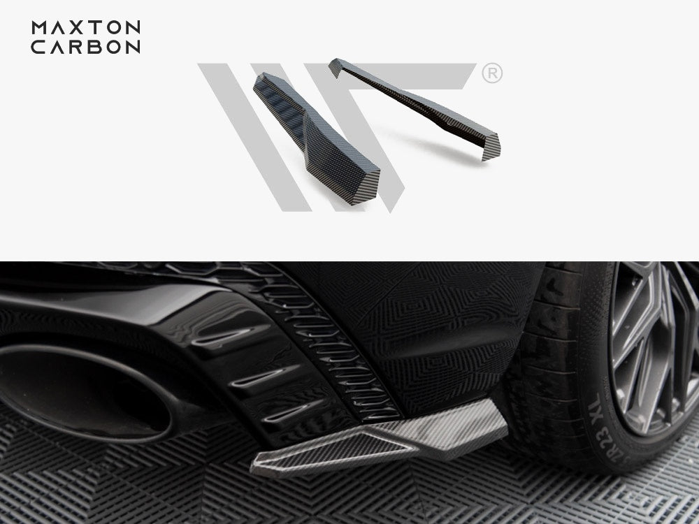 Carbon Fiber Rear Side Splitters Audi RSQ8 Mk1 - Maxton Design