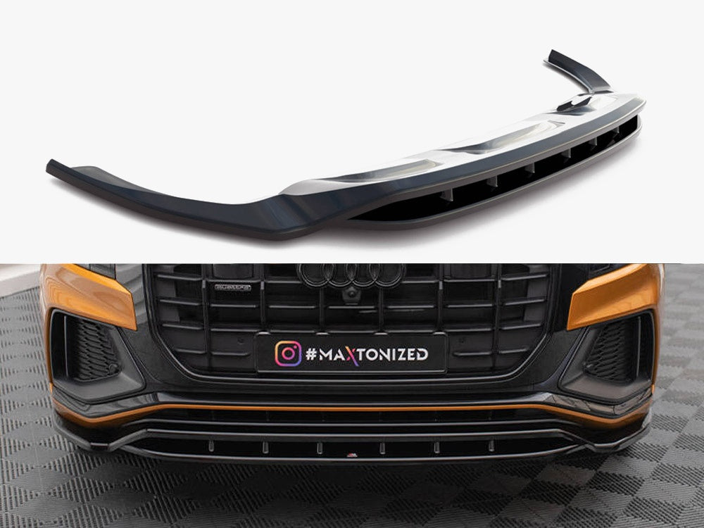 Front Splitter V.1 Audi Q8 S-Line / SQ8 Mk1 - Maxton Design