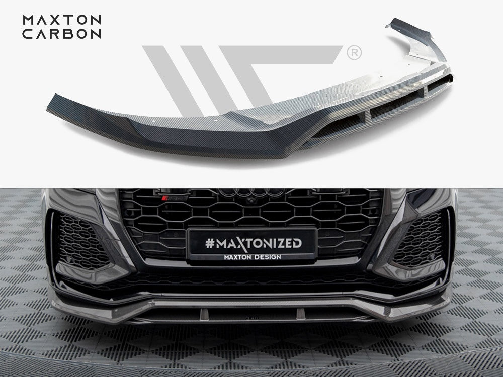 Carbon Fiber Front Splitter Audi RSQ8 Mk1 - Maxton Design