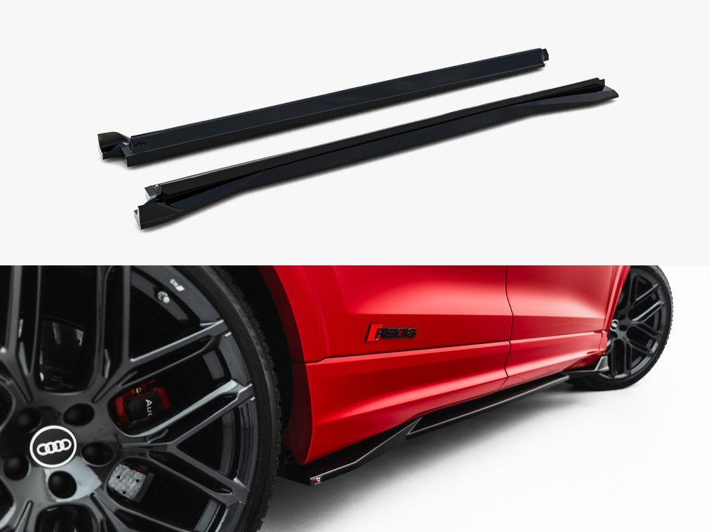 Side Skirts Diffusers Audi RSQ8 Mk1 Facelift - Maxton Design