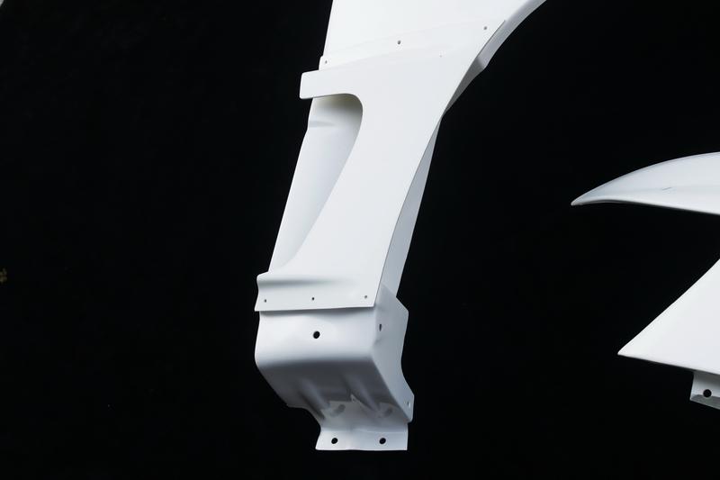 2001-2007 Mitsubishi Lancer Evolution 7-9 Vs Front Fender W/ Side Air Panel Fibre Glass Accessories