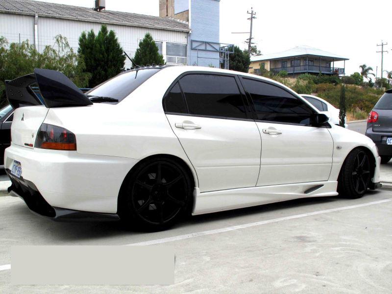 2001-2007 Mitsubishi Lancer Evolution 7-9 Vt Cyber Version Side Skirt Accessories