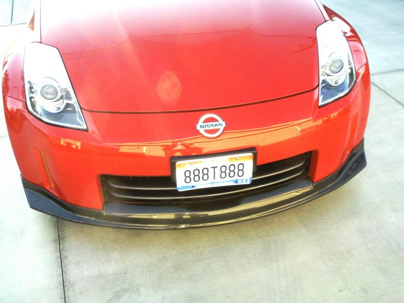 2002-2005 Nissan 350Z Z33 Ns Fiber Lip Accessories