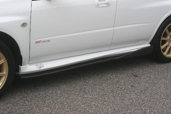 2004-2007 Subaru Impreza Wrx/sti 8-9Th Gda/gdb Cspd Bottom Line Side Skirt Accessories