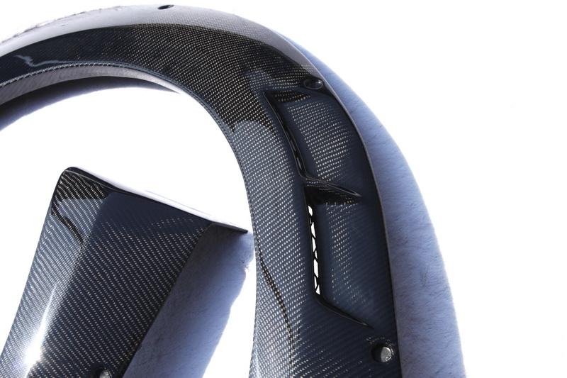 2008-2015 Nissan R35 Gtr Cba Dba Wald Sports Line Black Bison Edition Style Rear Fender Flare For