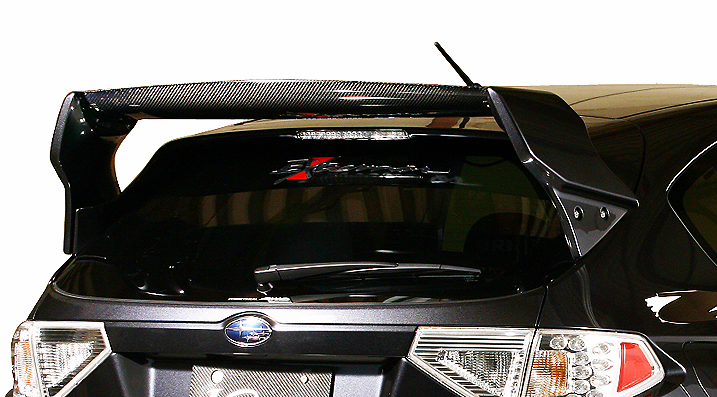 2008-2014 Subaru Impreza Grb Wrx/sti Vs Ver.1 Rear Spoiler With Break Light Accessories