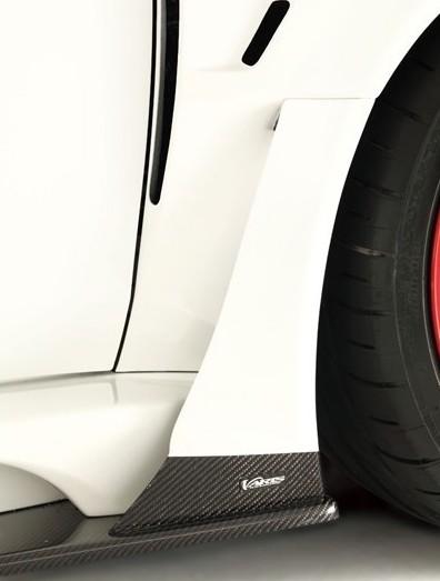 2008-2012 Mitsubishi Lancer Evolution X Vs Wide Body Version Side Air Panel Accessories