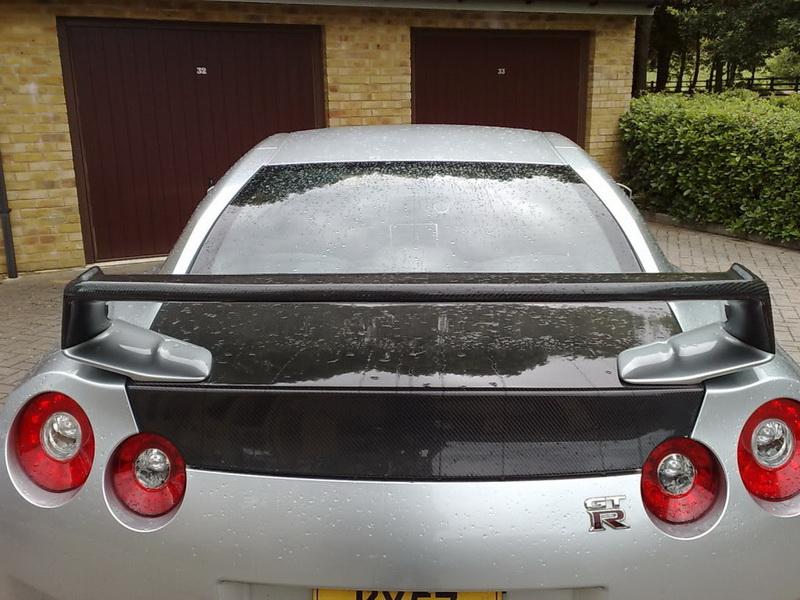 2008-2015 Nissan R35 Gtr Cba Dba Mne Rear Spoiler Without Base Accessories