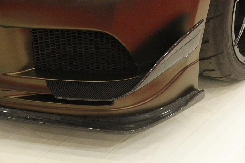 2008-2013 Nissan R35 Gtr Top Racing Front Bumper Mne Canard Only Fits Racing Bar Accessories