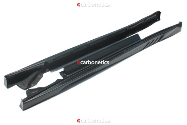 2008-2015 NISSAN R35 GTR CBA DBA VS '13 VER. SIDE SKIRT W/ Full Carbon Underboard