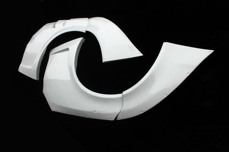 2011-2014 Subaru Impreza Gvb Sti Vs Wide Body Ver. Rear Fender Set Accessories