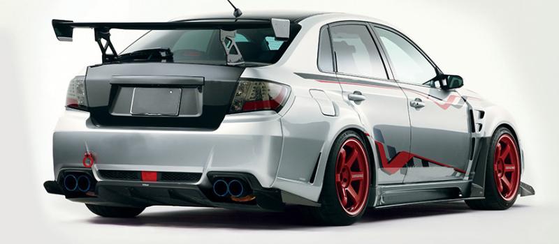 2011-2014 Subaru Impreza Gvb Sti Vs Wide Body Ver. Rear Fender Set Accessories