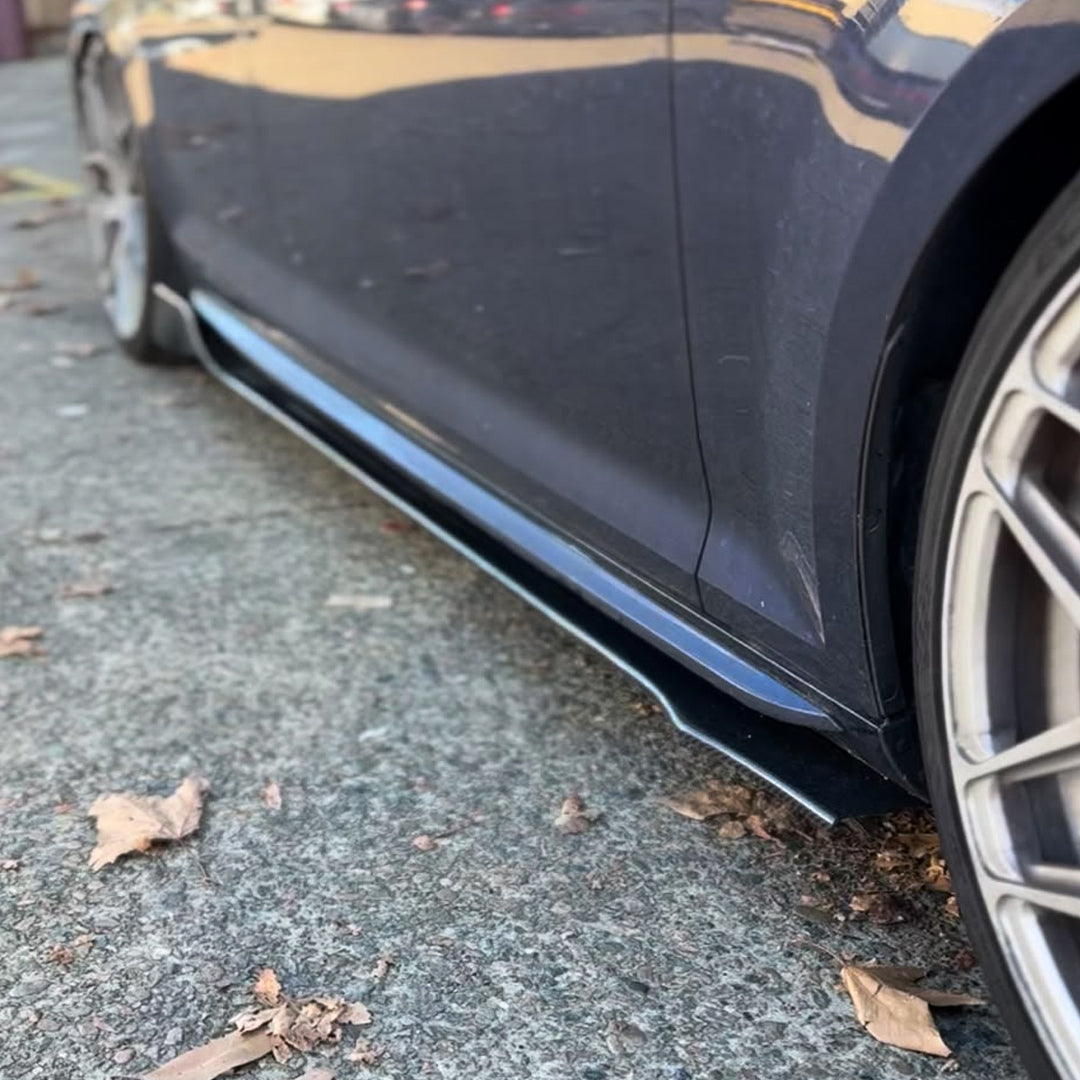 2017-2019 Audi S4 B9 Aero Style Carbon Fibre Side Skirts