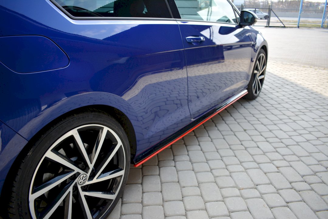 Side Skirts Diffusers V.2 Vw Golf 7 R Facelift (2017-Up)