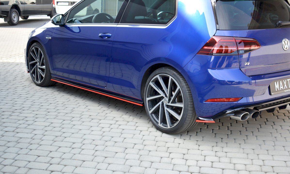 Side Skirts Diffusers V.2 Vw Golf 7 R Facelift (2017-Up)