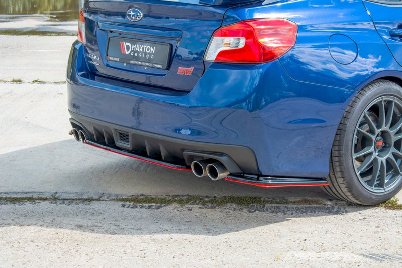 Central Rear Splitter V.2 Subaru Wrx Sti