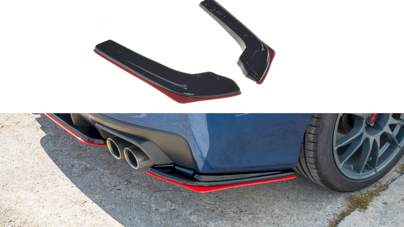 Rear Side Splitters V.2 Subaru Wrx Sti