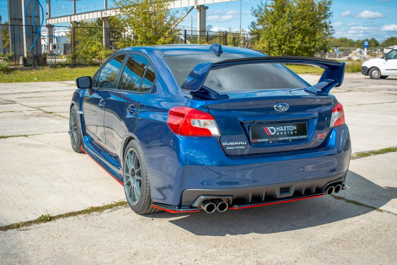 Rear Side Splitters V.2 Subaru Wrx Sti