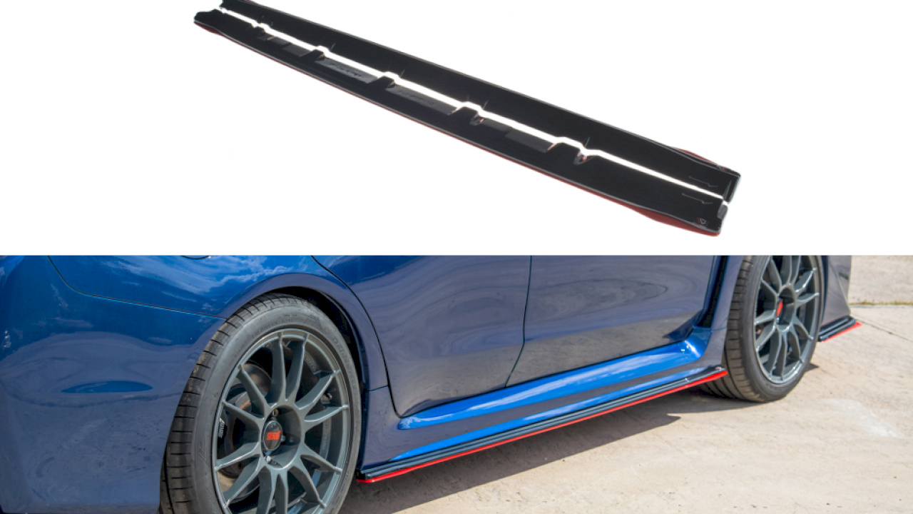 Side Skirts Diffusers V.2 Subaru Wrx Sti