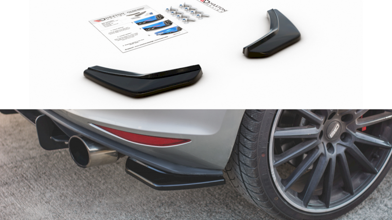 Rear Side Splitters V2 Vw Golf 7 Gti (2013-2016)