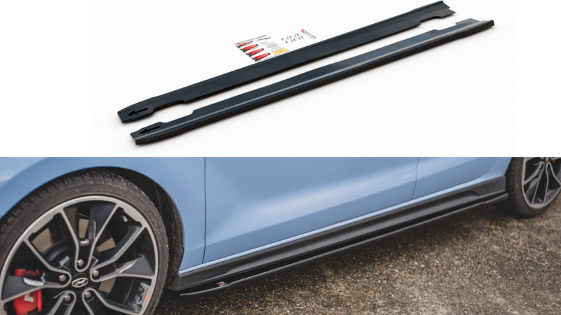Side Skirts Diffusers V.4 Hyundai I30 N Mk3 Hatchback/ Fastback (2017-)