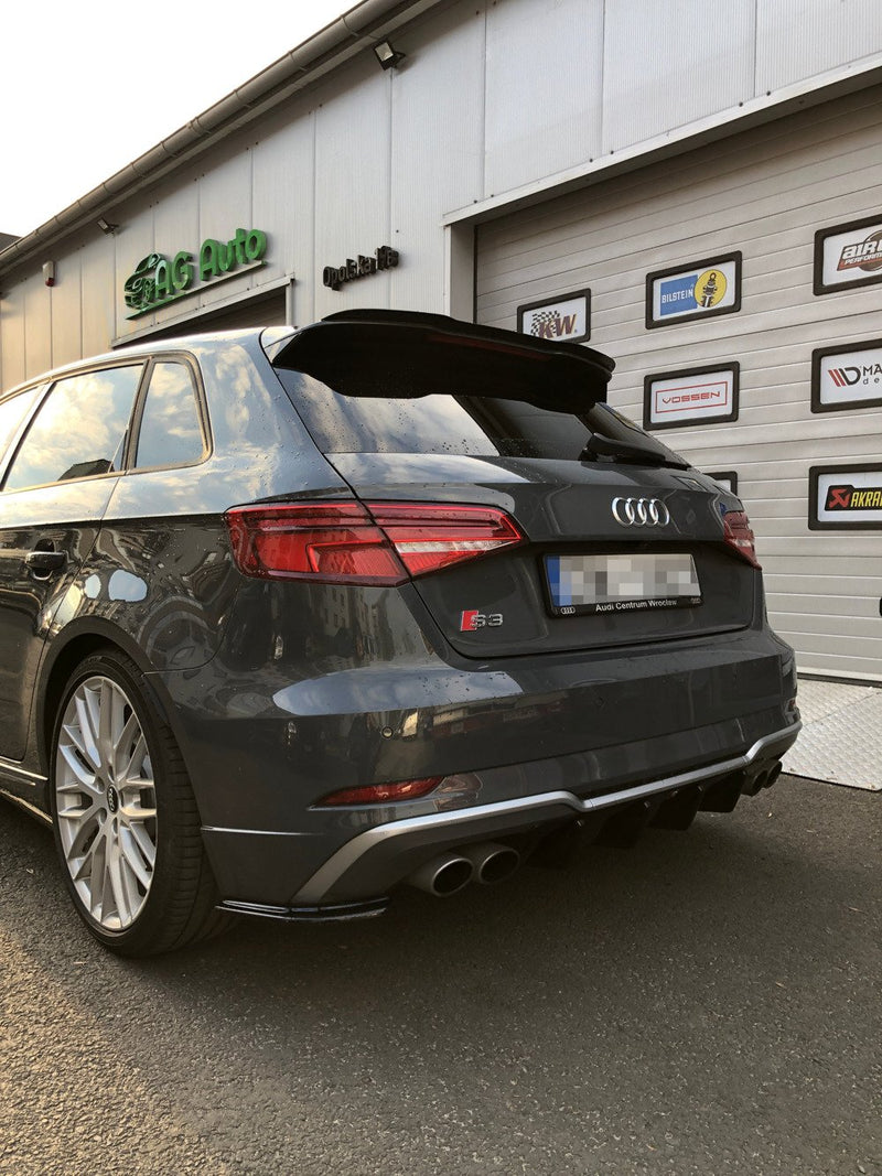 Maxton Design Rear Side Splitters Audi S3 8V Facelift Sportback (2017-2020)