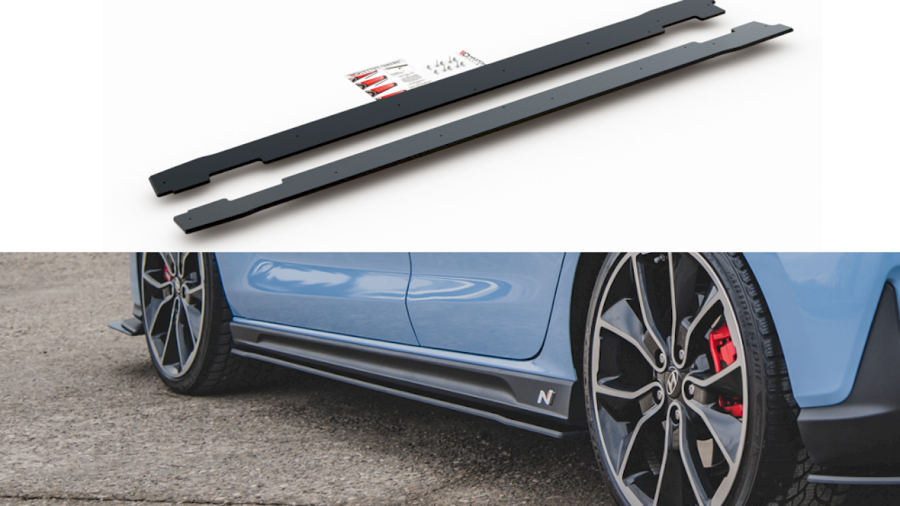 Maxton Racing Side Skirt Diffusers Hyundai I30 N Mk3 Hatchback/ Fastback (2017-)