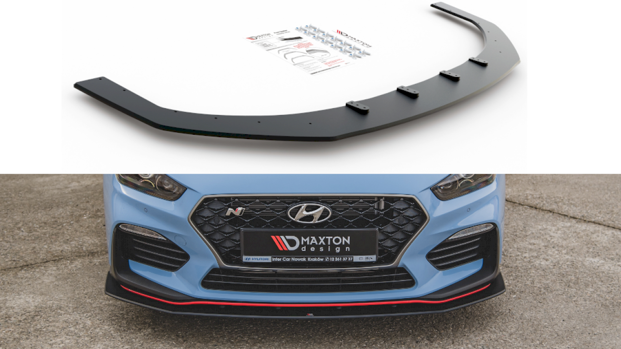 Maxton Racing Front Splitter Hyundai I30 N Mk3 Hatchback/ Fastback (2017-)