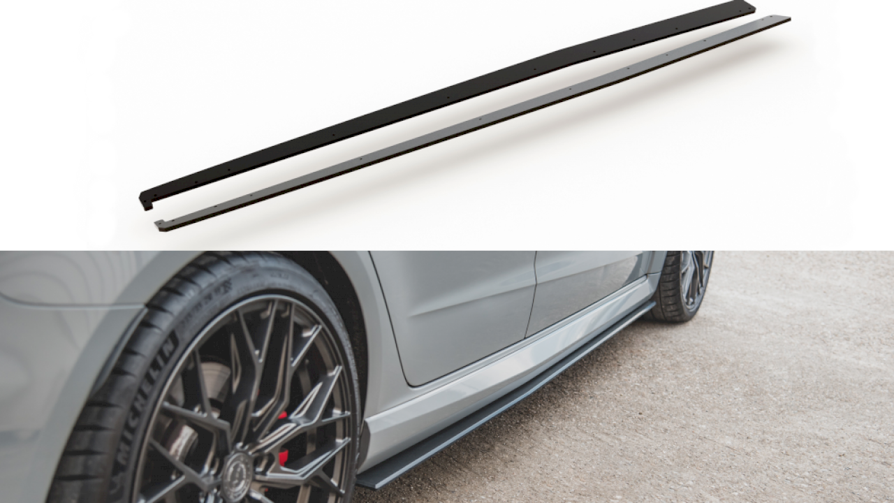 Maxton Racing Side Skirt Splitters Audi Rs3 8V Sportback (2015-2016)