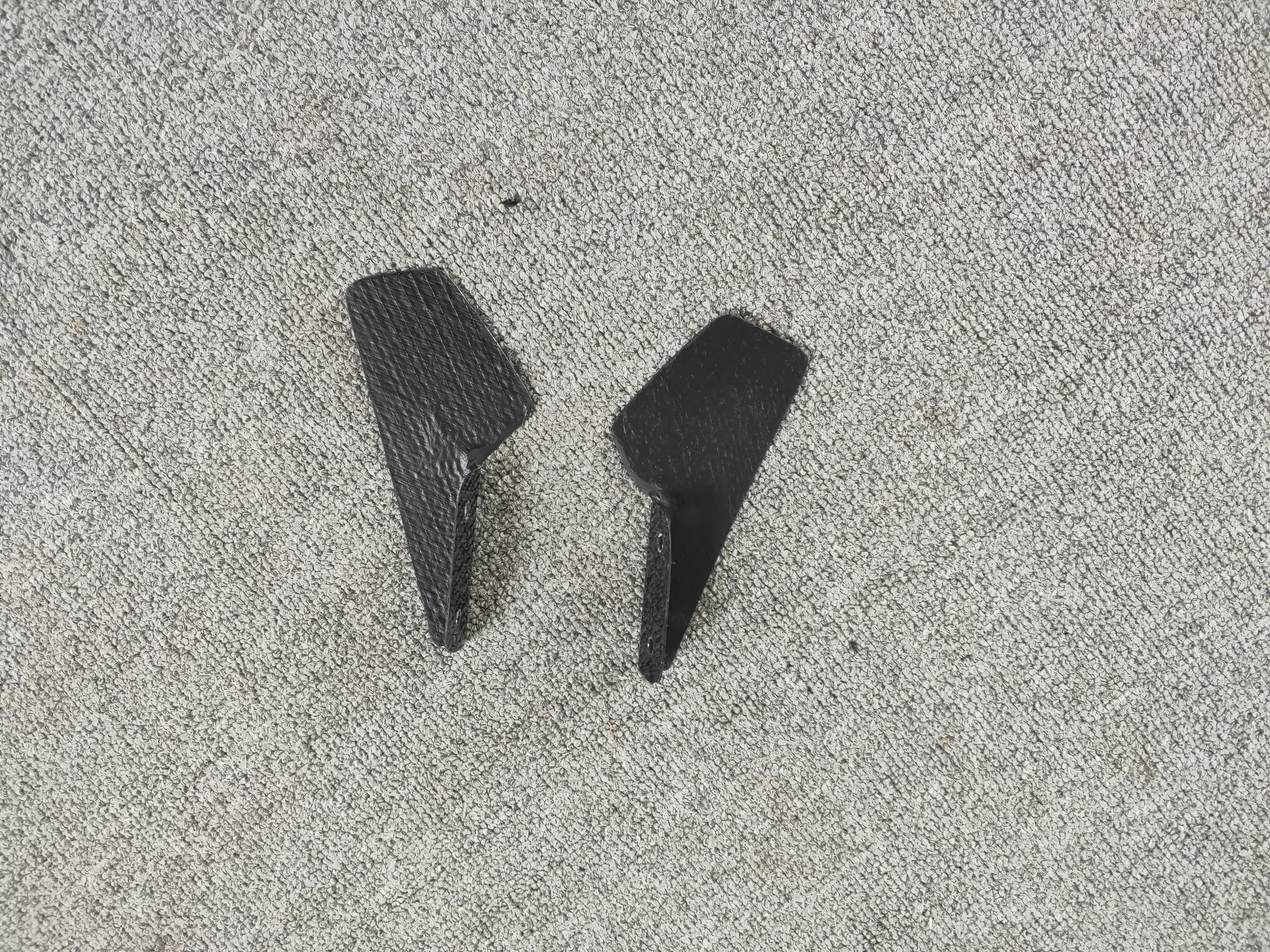 12- R35 Gtr Ars Style Rear Diffuser Fins 8Pcs