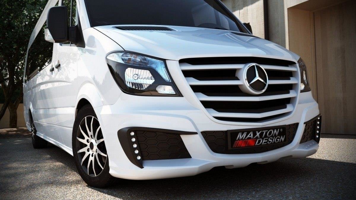 Maxton Design Front Bumper Mercedes Sprinter 2013-18 (+ Separate Grill)