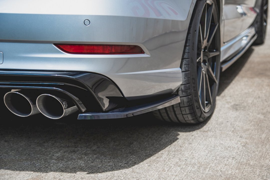 Rear Side Splitters V.2 Audi S3 Sedan 8V Facelift (2016-2020)
