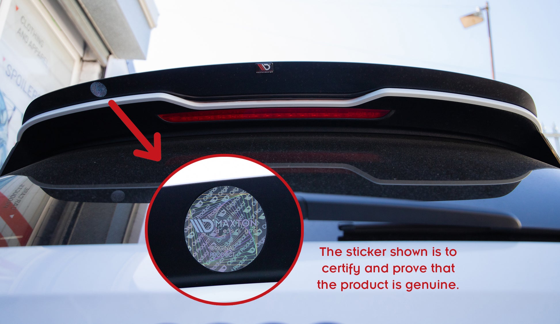 Maxton Design Spoiler Extension Hyundai Tucson MK3 Facelift (2018-UP) - Textured