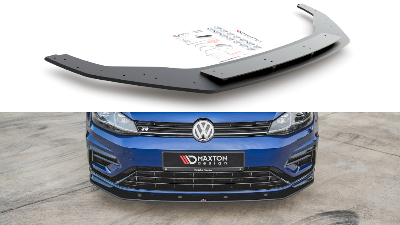Maxton Racing Front Splitter Vw Golf 7 R Facelift (2017-2020)