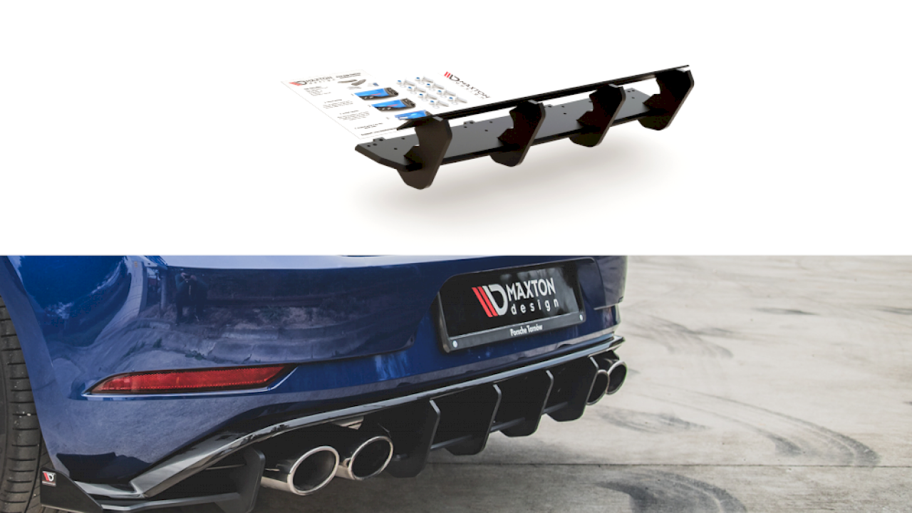 Maxton Racing Rear Diffuser Vw Golf 7 R Facelift (2017-2020)
